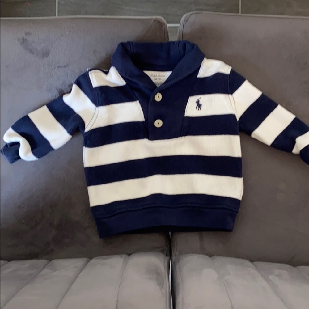 Polo by Ralph Lauren rugby cotton sweater 6months